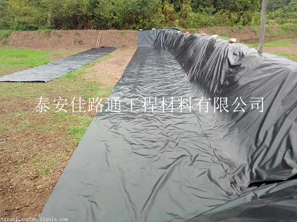 淺水藕池養殖防滲土工膜施工細節把控